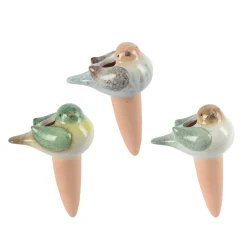 Decoris Tuindecoratie>Steker keramiek vogel 15 cm