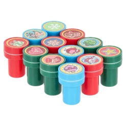 Kerstdecoratie>Stempels kerst 12st