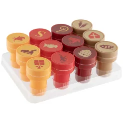 Creative Craft Group Kerstdecoratie>Stempels 12st. Sint