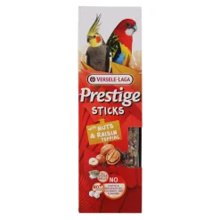 Versele Laga Vogelsnacks>Stick parkiet+papegaai noten+rozijnen 2st