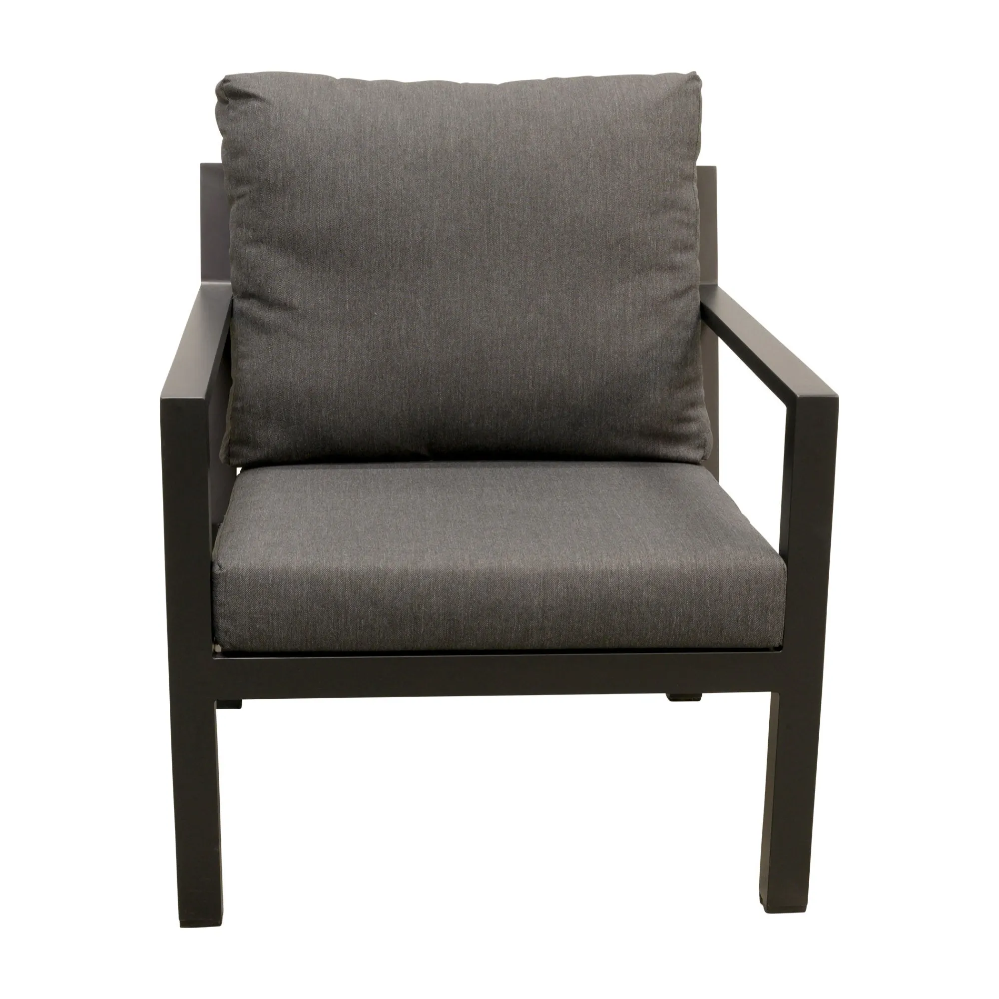 Bois le Duc Tuinstoelen|Loungesets>Stoel Brozzi zwart +kussens