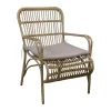 Tuinstoelen>Stoel Fadola naturel met kussen