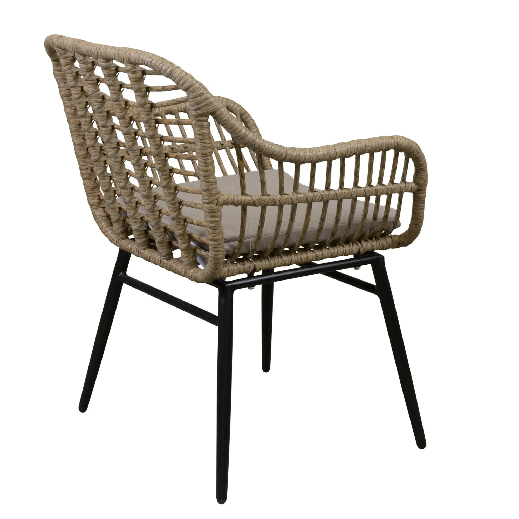 Bois le Duc Tuinstoelen>Stoel Marsella natural met kussen