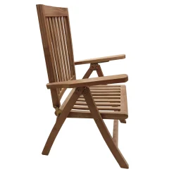 Bois le Duc Tuinstoelen>Stoel met 5 standen Femke, 7 latten, teak