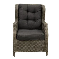 Bois le Duc Tuinstoelen>Stoel Olvera verstelbaar willow grey met kussen