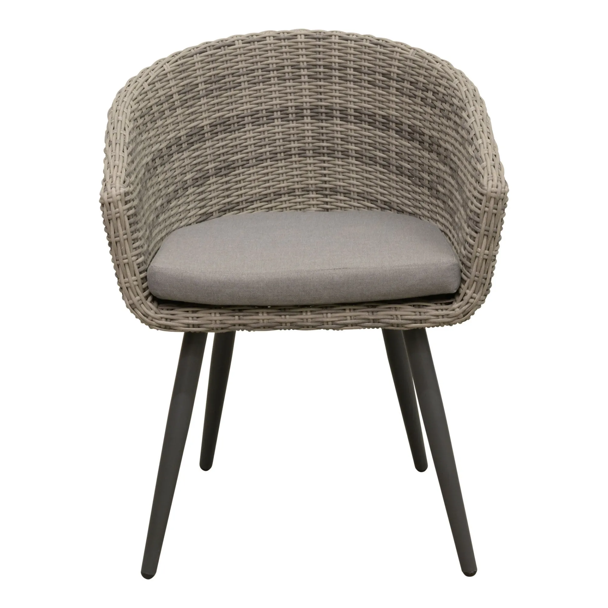 Bois le Duc Tuinstoelen>Stoel Pastura white grey met kussen