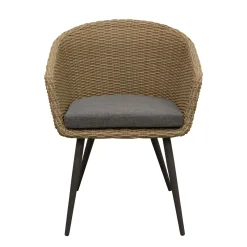 Bois le Duc Tuinstoelen>Stoel Pasturo natural met kussen