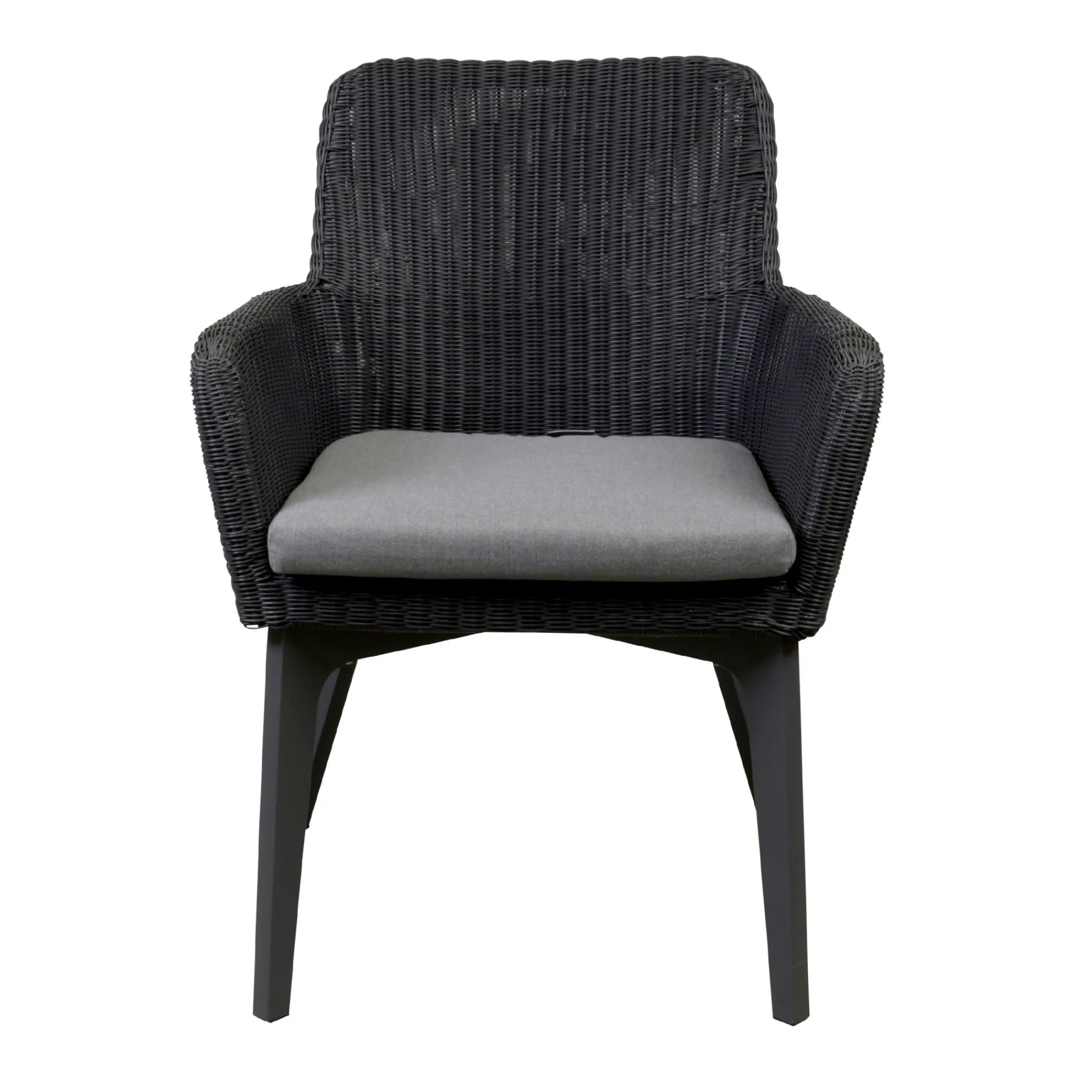 Bois le Duc Tuinstoelen>Stoel Preta zwart met kussen