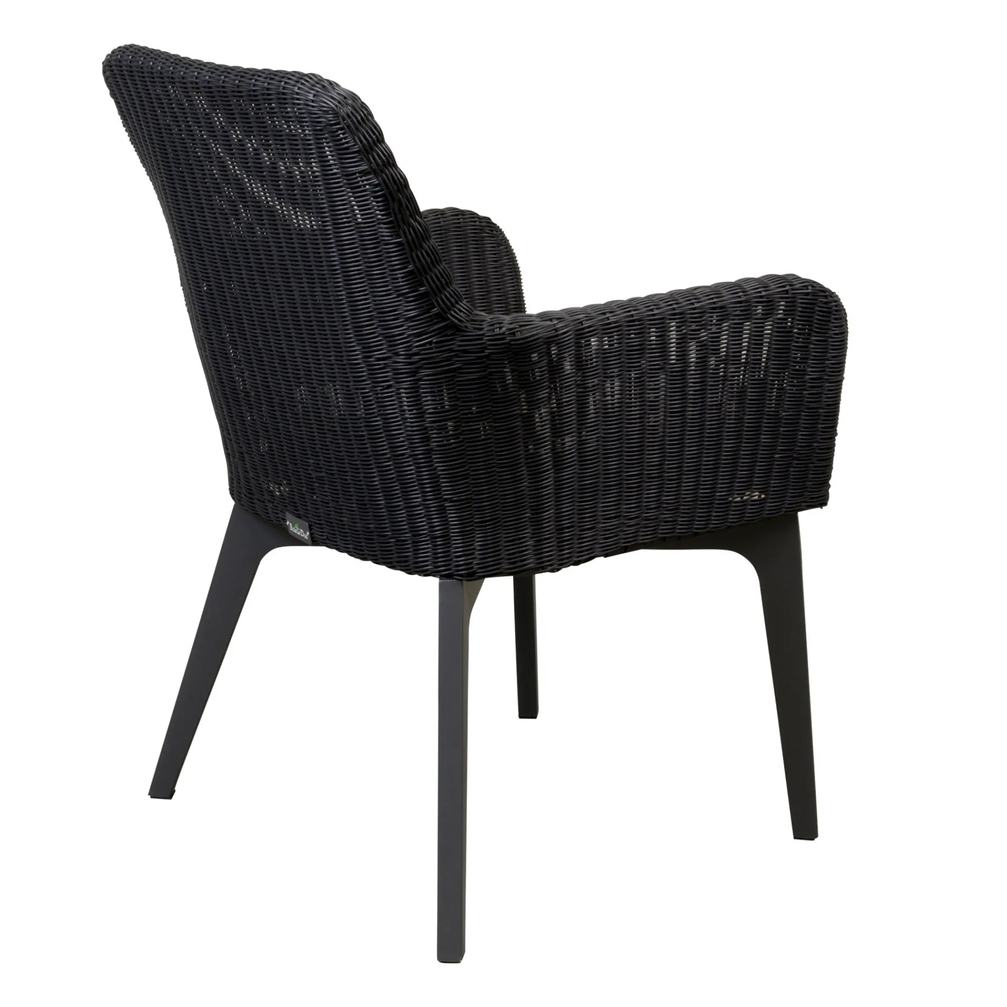 Bois le Duc Tuinstoelen>Stoel Preta zwart met kussen