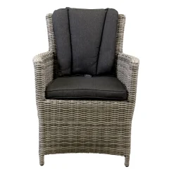 Bois le Duc Tuinstoelen>Stoel Sauro white grey met kussen