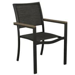 Bois le Duc Tuinstoelen>Stoel stapel Aleso antraciet