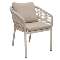 Bois le Duc Tuinstoelen>Stoel stapel Barzio crème met kussen