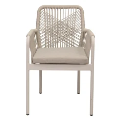 Bois le Duc Tuinstoelen>Stoel stapel Marone crème met kussen