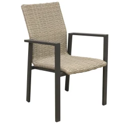 Bois le Duc Tuinstoelen>Stoel stapel Sega white grey