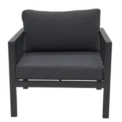 Bois le Duc Tuinstoelen|Loungesets>Stoel Trento Antraciet