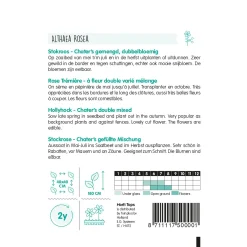 Horti Tops Moestuin>Stokroos Chater dubbelbloemig mix