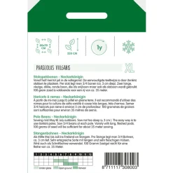 Horti Tops Moestuin>Stokspekbonen Neckarkönigin Phenomeen