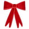 Kerstdecoratie>Strik fluweel rood 22cm