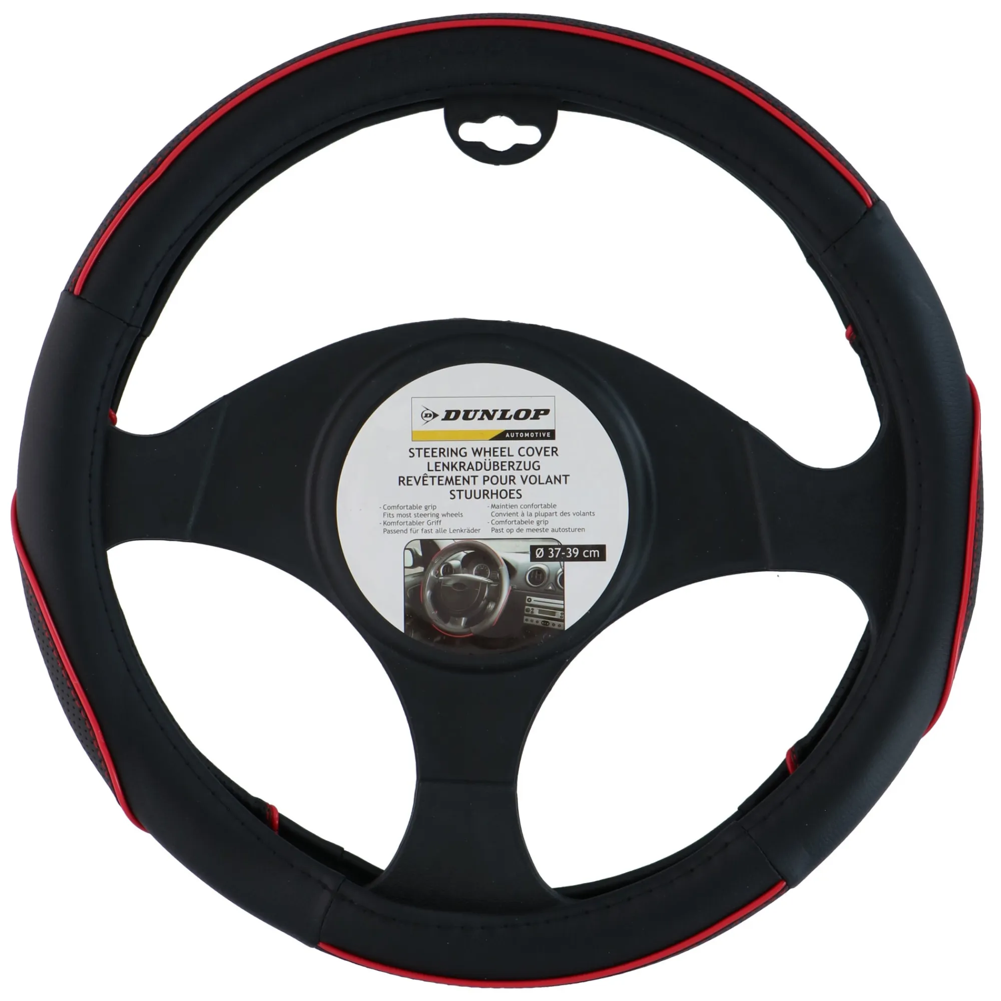 Dunlop Autoaccessoires>Stuurhoes 37-39cm rood PU