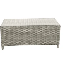 Bois le Duc Tuintafels|Loungesets>Tafel Aprano 103x53 cm White Grey