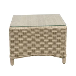 Bois le Duc Tuintafels>Tafel bijzet Aprano 57x57 cm White Orchid