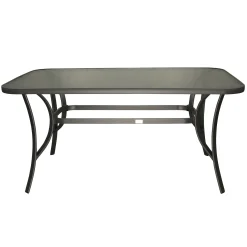 Bois le Duc Tuintafels>Tafel Caleta 150x90cm antra metal