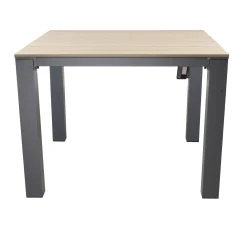 Bois le Duc Tuintafels>Tafel Cardona 100x100 cm Antraciet