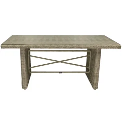 Bois le Duc Tuintafels>Tafel Caspoli 150x80cm white grey