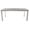 Bois le Duc Tuintafels>Tafel Civate 180x90cm milky grey