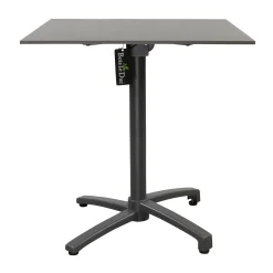 Bois le Duc Tuintafels>Tafel Firenze 70x70cm antraciet