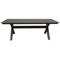 Bois le Duc Tuintafels>Tafel Mancino 220x90cm antraciet
