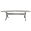Bois le Duc Tuintafels>Tafel Mancino 220x90cm creme