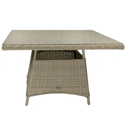 Bois le Duc Tuintafels>Tafel Vezza 120x120cm white orchid