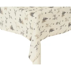 Decoris Kerstdecoratie>Tafelkleed 180 x 140 cm zand