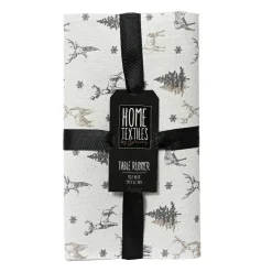 Decoris Kerstdecoratie>Tafelloper 150 x 30 cm zand