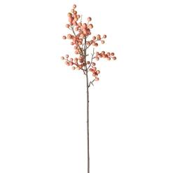 O'malley Kunstplanten En Kunstbloemen>Tak bal roze 80 cm