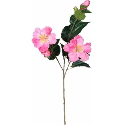 Mica Decorations Kunstplanten En Kunstbloemen>Tak Hibiscus roze 76 cm