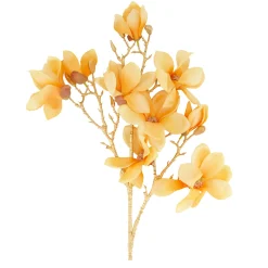 Natural Collections Kunstplanten En Kunstbloemen>Tak magnolia 86 cm geel goud