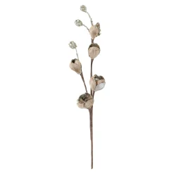 Kerstdecoratie|Kunstplanten En Kunstbloemen>Tak Magnolia 89cm winter lux champagne