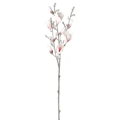 O'malley Kunstplanten En Kunstbloemen>Tak magnolia katje roze 87 cm