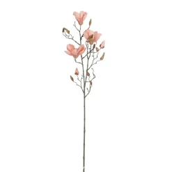 Mica Decorations Kunstplanten En Kunstbloemen>Tak Magnolia perzik 88 cm