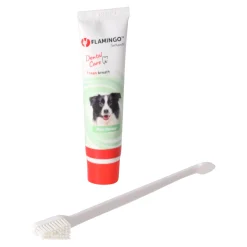 Flamingo Hondenverzorging>Tandpasta 85gr + tandenborstel petcare