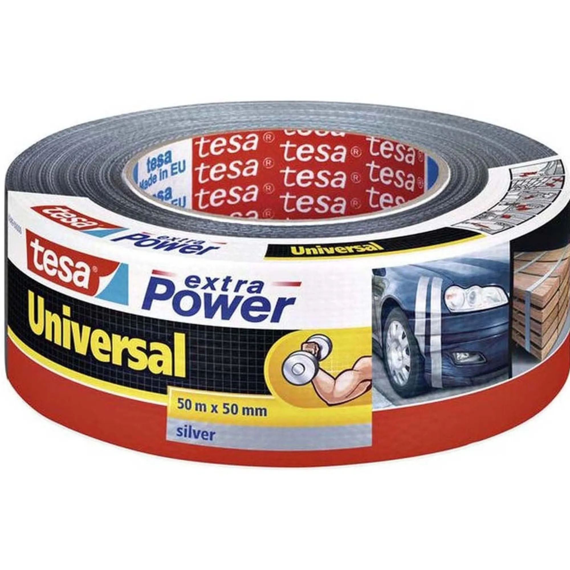 Tesa Bouw>Tape Power uni 50mmx50M grijs