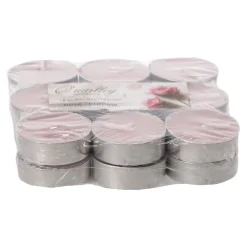 O'malley Kaarsen>Theelicht geur roos bloemig 18 stuks