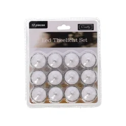 O'malley Kaarsen>Theelicht LED onder water 12st. multi