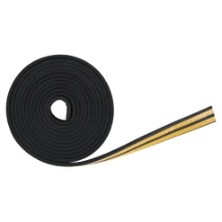 Westham Woondecoratie>Tochtstrip E rubber 6 m zwart