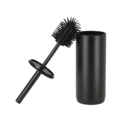 Nevac Schoonmaken>Toiletborstel met houder soft close zwart