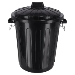 Curver Opbergen>Ton met deksel zwart 46L