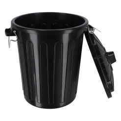 Curver Opbergen>Ton met deksel zwart 46L