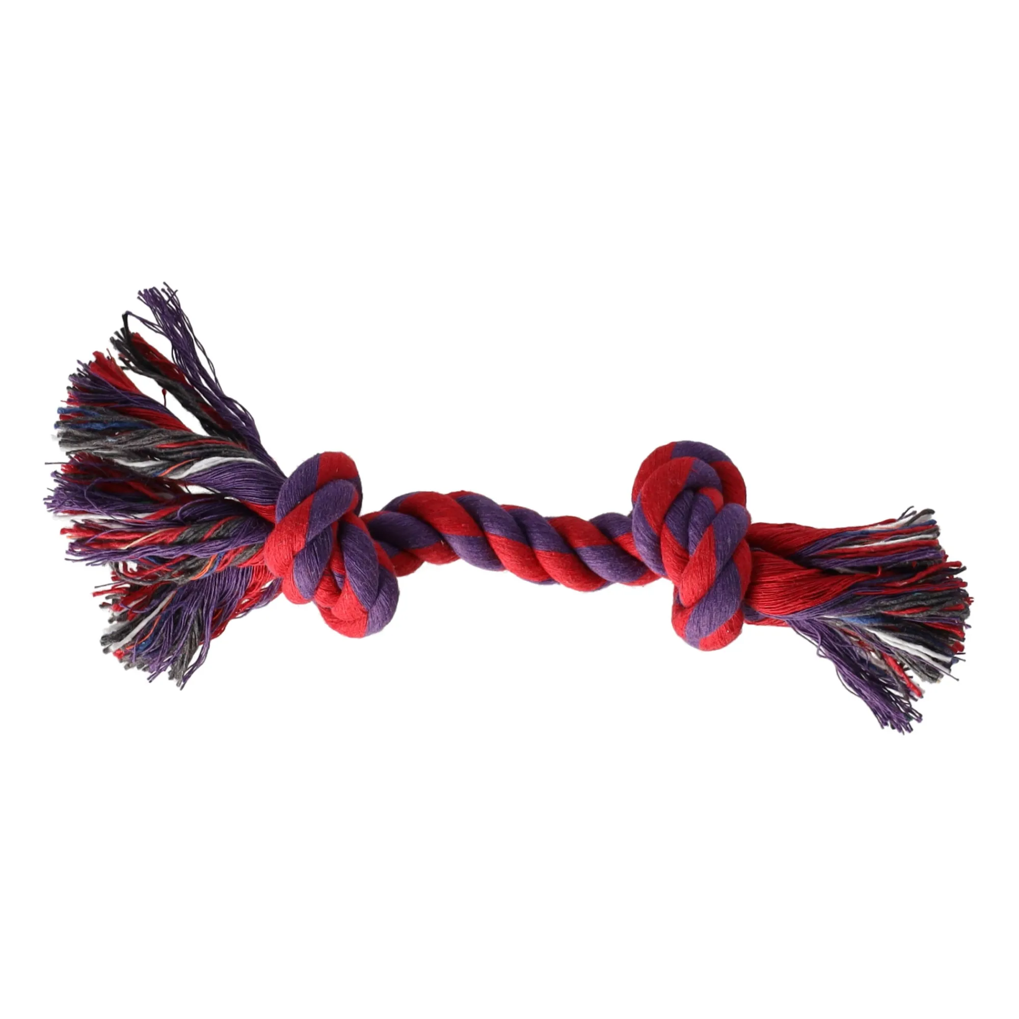 Friendly Pet Hondenspeelgoed>Touw hond kleur 2 knopen small